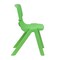 Flash Furniture Green Plastic Stackable School Chair with 12'' Seat Height, PK4 4-YU-YCX4-001-GREEN-GG - alternate 5
